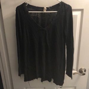 Free people frayed hem LS